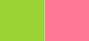緑とピンク